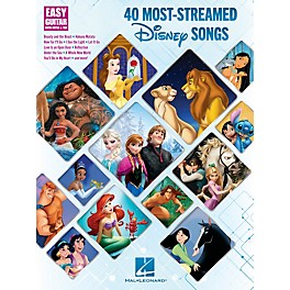 Hal Leonard 40 Most-Streamed Disney Songs - Easy Guitar With Notes and Tab Songbook