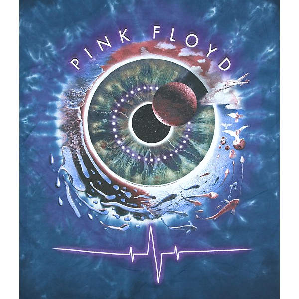 Pink Floyd Pulse Concentric T-Shirt Blue XXL