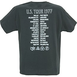 Bravado Led Zeppelin US '77 Tour T-Shirt Black Large