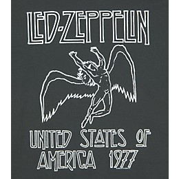 Bravado Led Zeppelin US '77 Tour T-Shirt Black Large