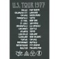 Bravado Led Zeppelin US '77 Tour T-Shirt Black Large