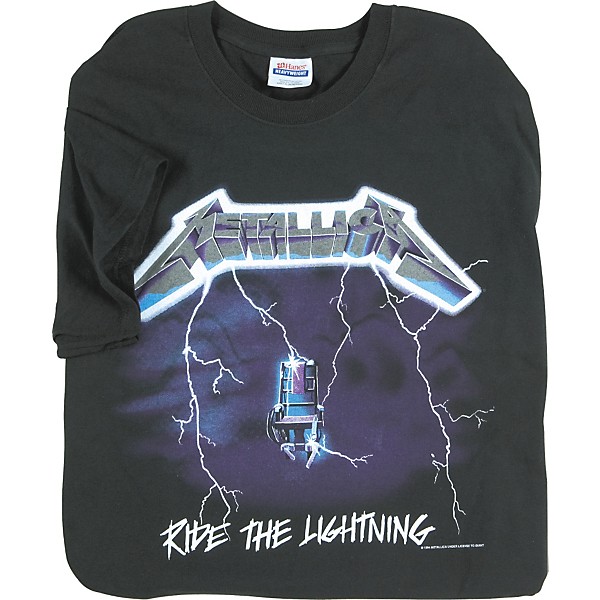 Bravado Metallica Ride The Lightning T-Shirt Black XX-Large