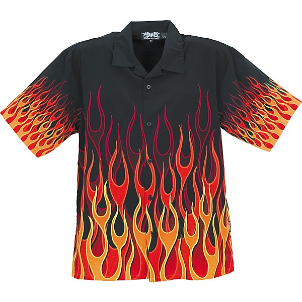 Dragonfly Clothing Engulfed Flame Shirt Black Large