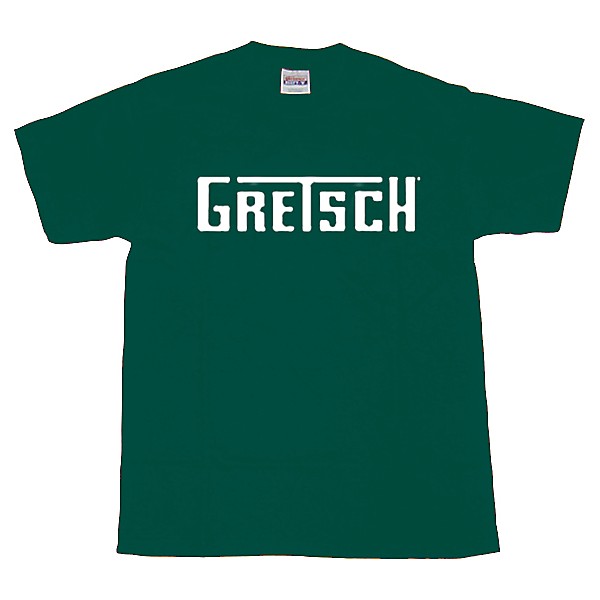 Gretsch T-Roof Guitar Logo T-Shirt Cadillac Green Extra Extra Large