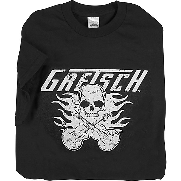 Gretsch 1007 Flaming Falcon II T-Shirt Black Medium