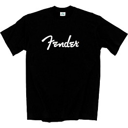 Fender Logo T-Shirt Black Medium Fender Logo T-Shirt Black Small