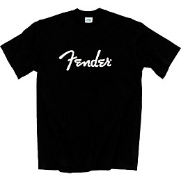 Fender Logo T-Shirt Black Large