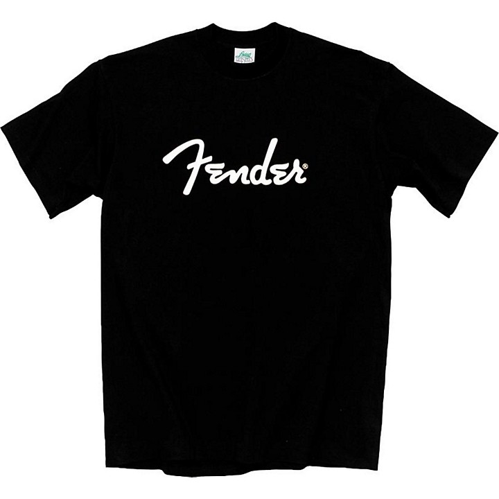 Fender T-shirt Classic Logo Men's Black