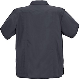 Dragonfly Clothing Guayabera Men's Shirt - Black Black Large