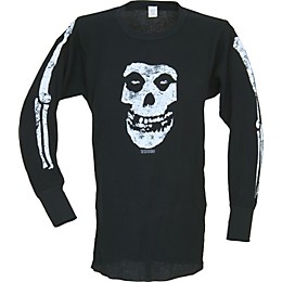 Gear One Misfits Bones Skull Long-Sleeve Thermal Black Medium