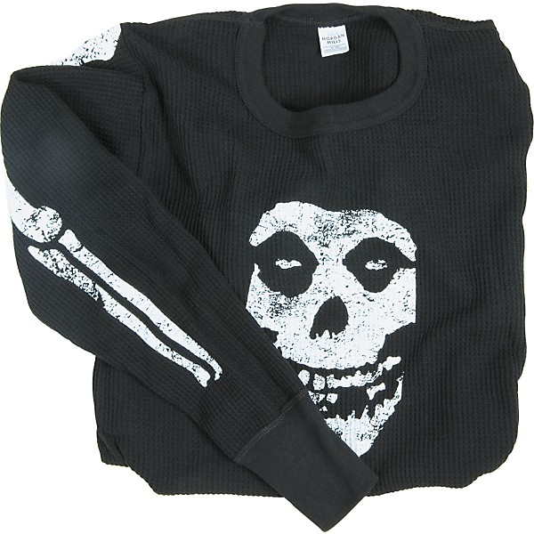Gear One Misfits Bones Skull Long-Sleeve Thermal Black Medium