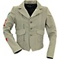 Dragonfly Clothing Women's Skull and Rose Blazer Beige X Large