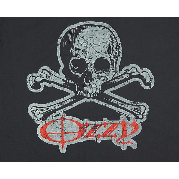 Gear One Ozzy Osbourne Reflective Skull Men's T-Shirt Black Large