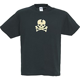 Gear One Cream Skull 'n' Bones T-Shirt Black Large