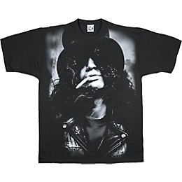Slash Wearing Top Hat T-Shirt Black Large