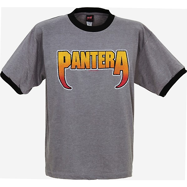 Gear One Pantera Vintage Logo T-Shirt Gun Metal Medium
