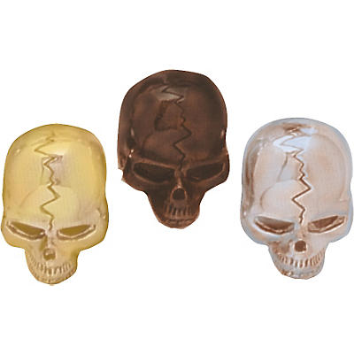 Q Parts Skull Knobs Gold Single for sale