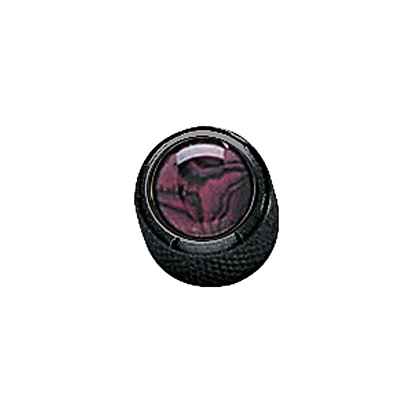 Q Parts Mini-Dome Knob Single Black Purple Abalone