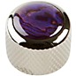 Q Parts Shell Dome Knob Single Black Chrome Purple Abalone thumbnail