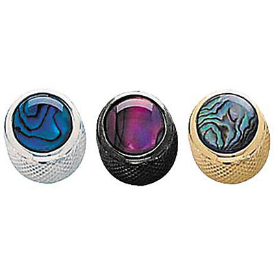 Q Parts Shell Dome Knob Single Gold Natural Abalone for sale