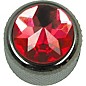 Q Parts Crystal Dome Knob Single Black Red