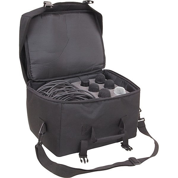 Open Box Musician's Gear 6-Space Microphone Bag Level 1