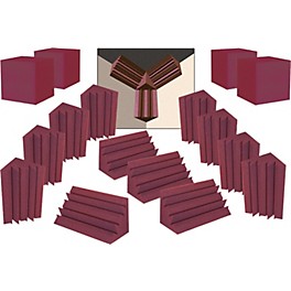 Auralex ATOM-12 System (16-Pack) Burgundy