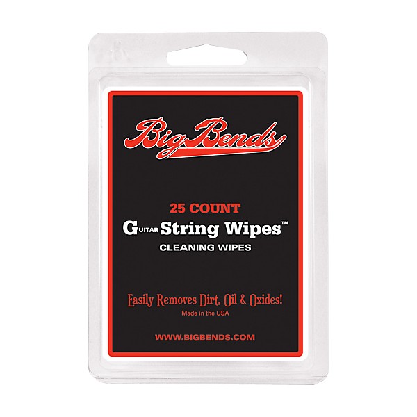Big Bends Guitar string wipes Small