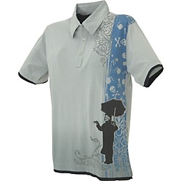Dragonfly Clothing Rainman Men's Polo Shirt Gray Xxl