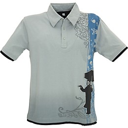 Dragonfly Clothing Rainman Men's Polo Shirt Gray Xxl