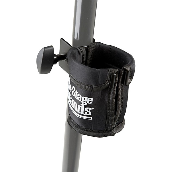 On-Stage Microphone Stand Cup Holder Black Universal Clamp