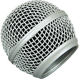 Musician's Gear Mesh Microphone Grille Silver Fits Sm-58