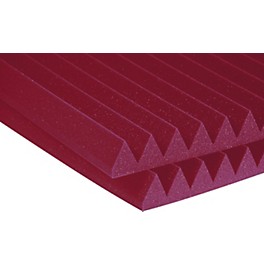 Auralex 2" Studiofoam Wedge 2'x2'x2" Panels 12-Pack Charco... Auralex 2" Studiofoam Wedge 2'x2'x2" Panels 12-Pack Burgundy 2"