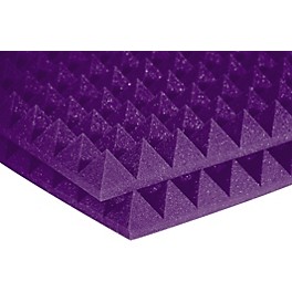 Auralex Studiofoam Pyramids 24"x24"x2" Acoustic Panel... Auralex Studiofoam Pyramids 24"x24"x2" Acoustic Panel 12-Pack Purple