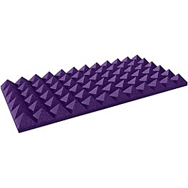 Auralex Studiofoam Pyramids 24"x24"x4" Acoustic Panel ... Auralex Studiofoam Pyramids 24"x24"x4" Acoustic Panel 6-Pack Purple