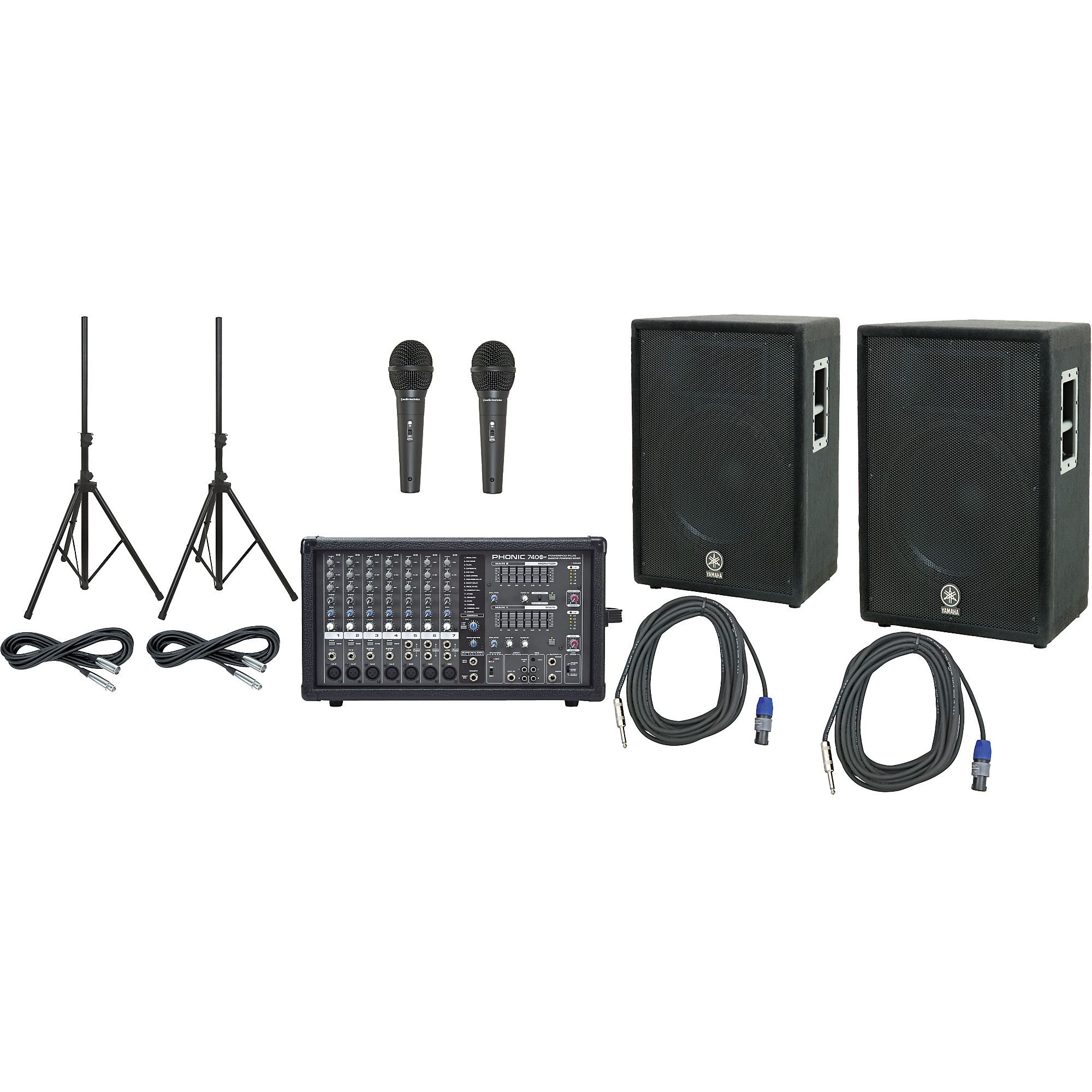 Yamaha Phonic 740 / Yamaha A15 PA Package | Guitar Center