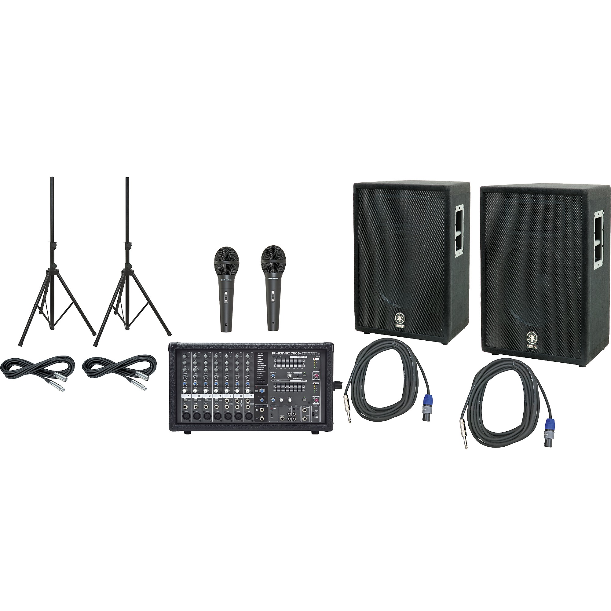 コンポ＋ipodnano Yamaha Phonic 780 / Yamaha A15 PA Package | Guitar Center