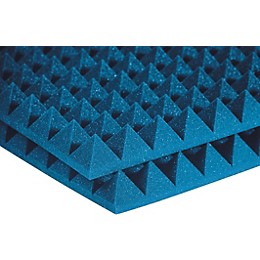 Auralex Studiofoam Pyramids 24"x48"x2" Acoustic Panels (12-Pack) Blue