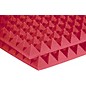 Auralex Studiofoam Pyramids 24"x48"x2" Acoustic Panels (12-Pack) Red thumbnail