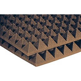 Auralex Studiofoam Pyramids 24"x48"x2" Acoustic Panels 12-Pack Brown
