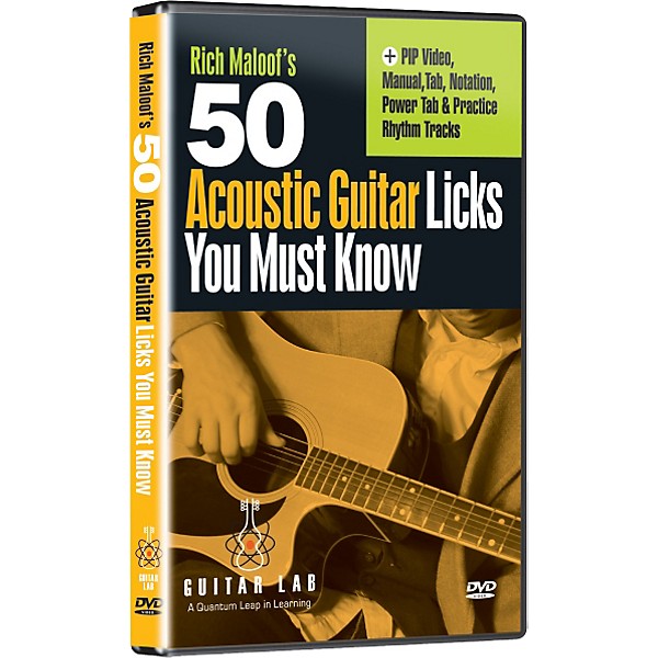 eMedia 50 Acoustic Guitar Licks You Must Know! (DVD)