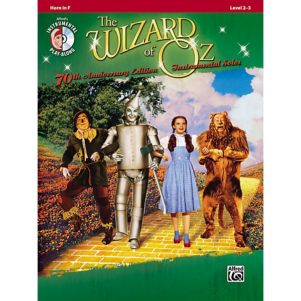 Alfred The Wizard of Oz 70th Anniversary Edition Instrumental Solos: Horn in F (Songbook/CD)