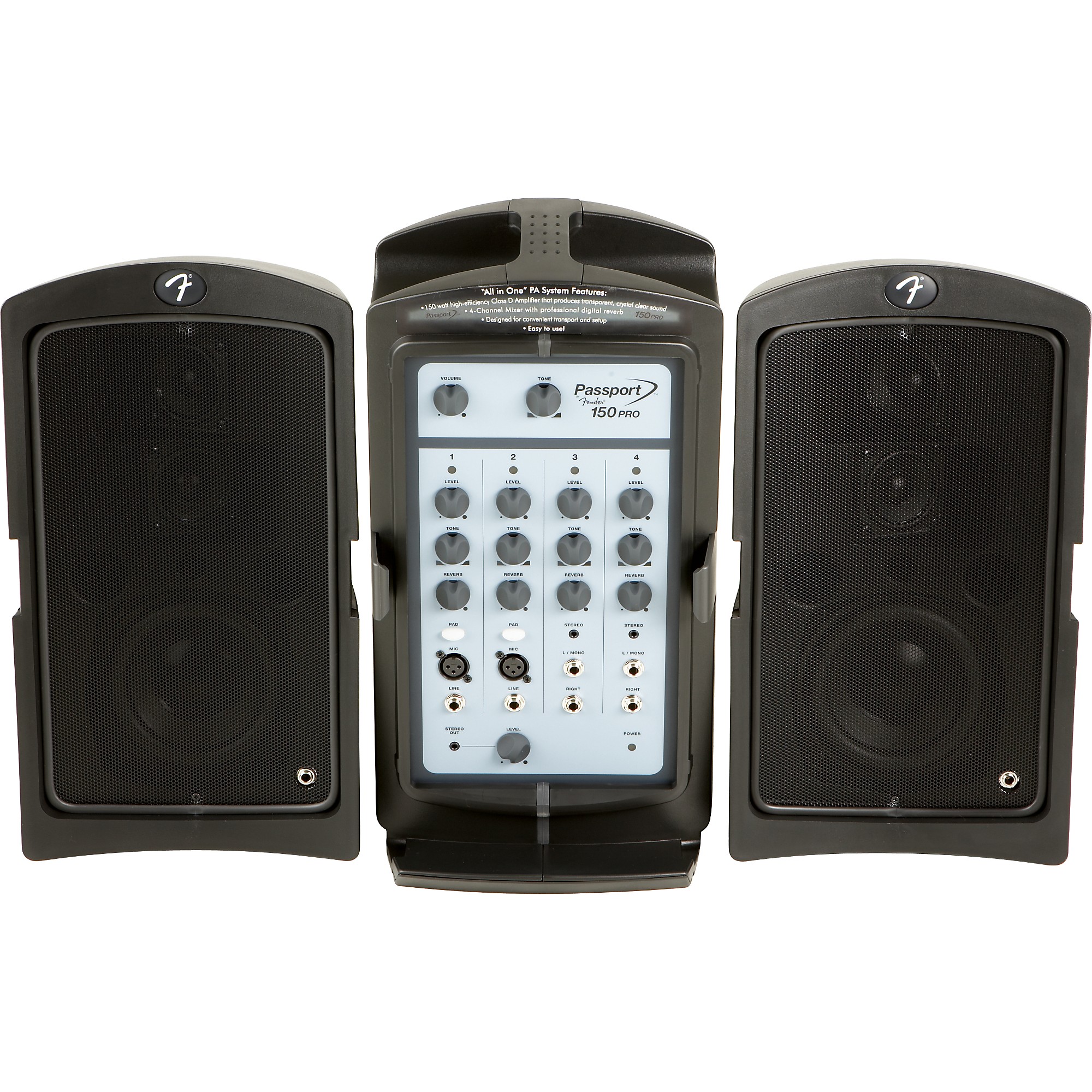 Fender Passport 150 Pro ポータブルPAスピーカー Open Box Fender Passport 150 PRO Portable PA System | Guitar