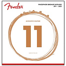 Fender 60CL Phosphor Bronze Acoustic Strings - Custom Light