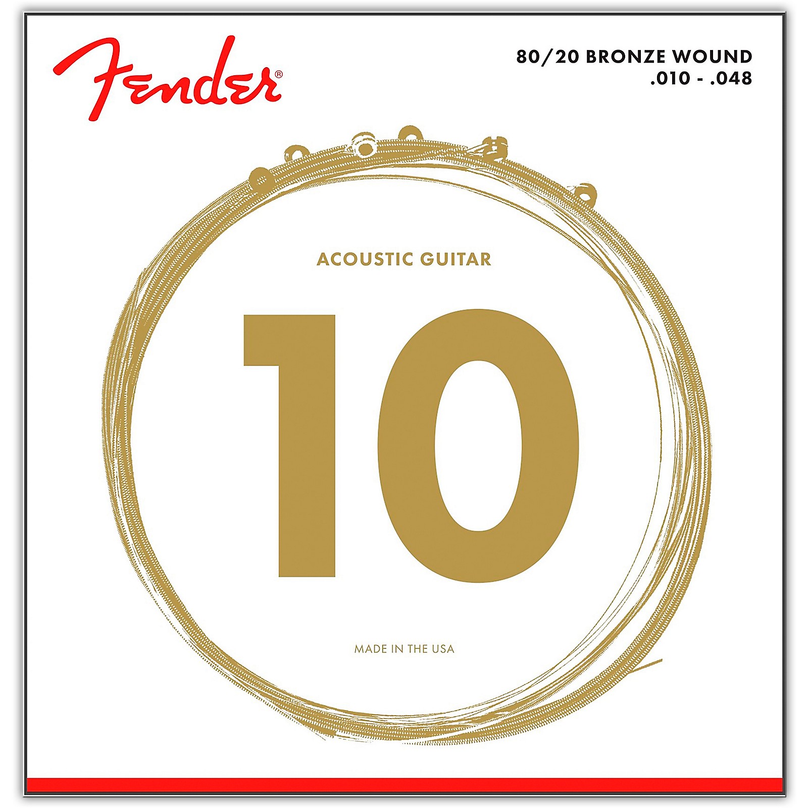 Fender 70XL 80/20 Bronze Acoustic Strings - Extra Light | Guitar Center