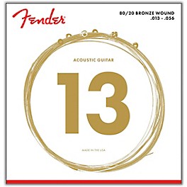 Fender 70M 80/20 Bronze Acoustic Strings - Medium