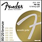 Fender 70-12L 80/20 Bronze 12-String Acoustic Strings - Light thumbnail