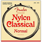 Fender 130 Clear/Silver Classical Nylon Guitar Strings Ball End for sale
