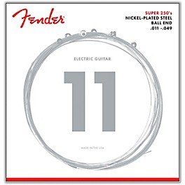 Fender 250M Super 250 Nickel-Plated Steel Electric Guitar Strings - Medium