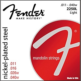 Fender Nickel-Plated Steel Mandolin Strings - Light